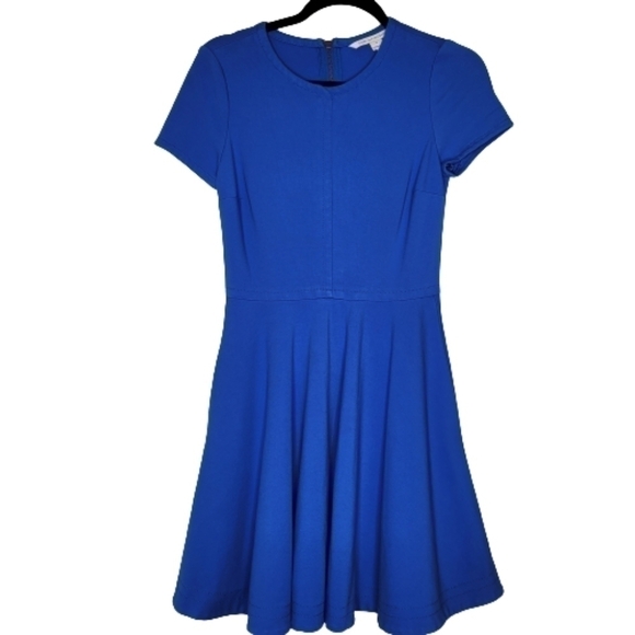 Diane Von Furstenberg Blue Cocktail Dress - Picture 3 of 15